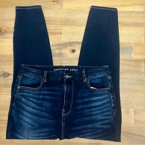 American Eagle 360 Next Level Stretch Curvy Highest Rise Jegging Women’s Sz 16